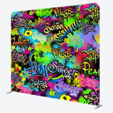 Aperturee - Aperturee Full Of Graffiti Wall Dance Square Tension Backdrop